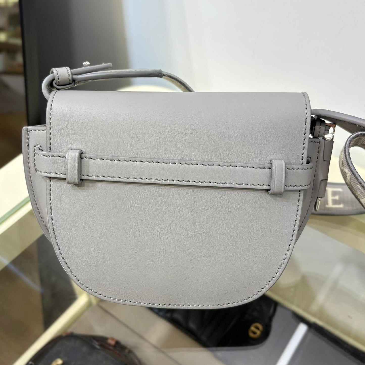 Loewe Mini Gate Dual Bag Pearl Grey (Unused)