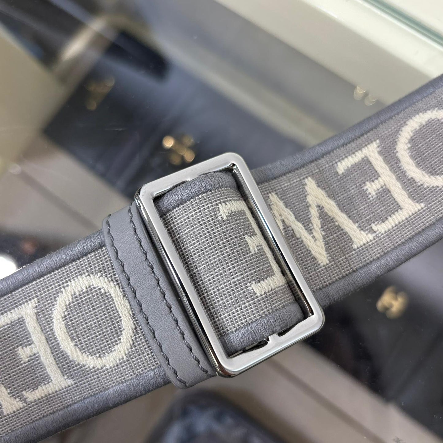 Loewe Mini Gate Dual Bag Pearl Grey (Unused)