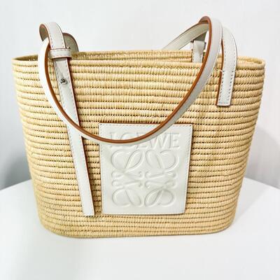 Loewe Small Square Basket White