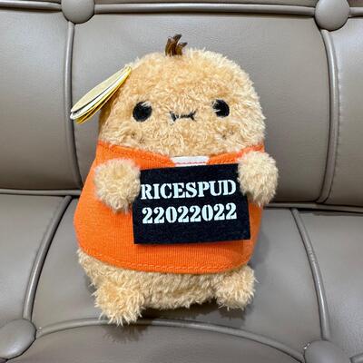 Noodoll Inmate Ricespud Mini Sitting Plush Toy