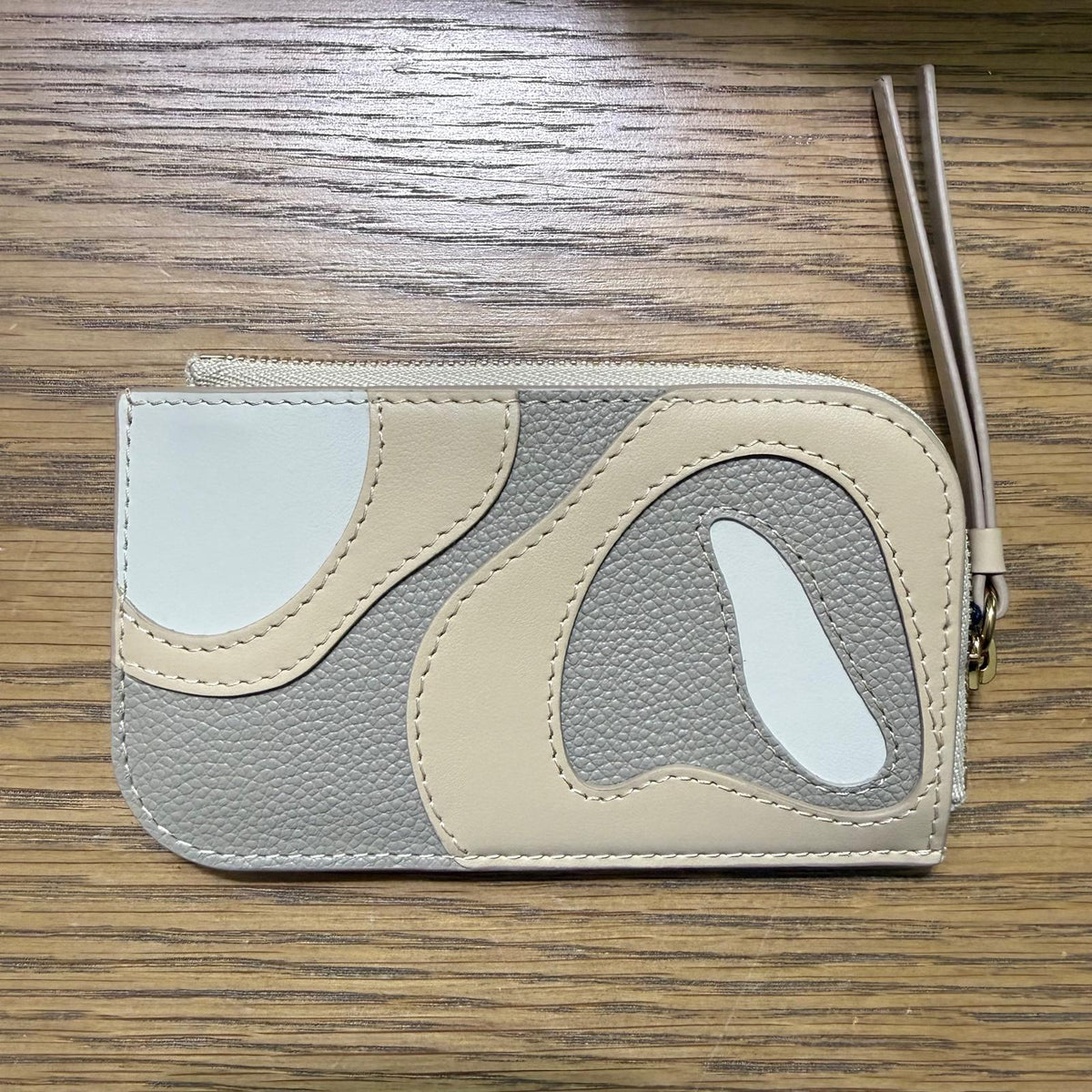 Polene Atla Card Holder Trio Taupe