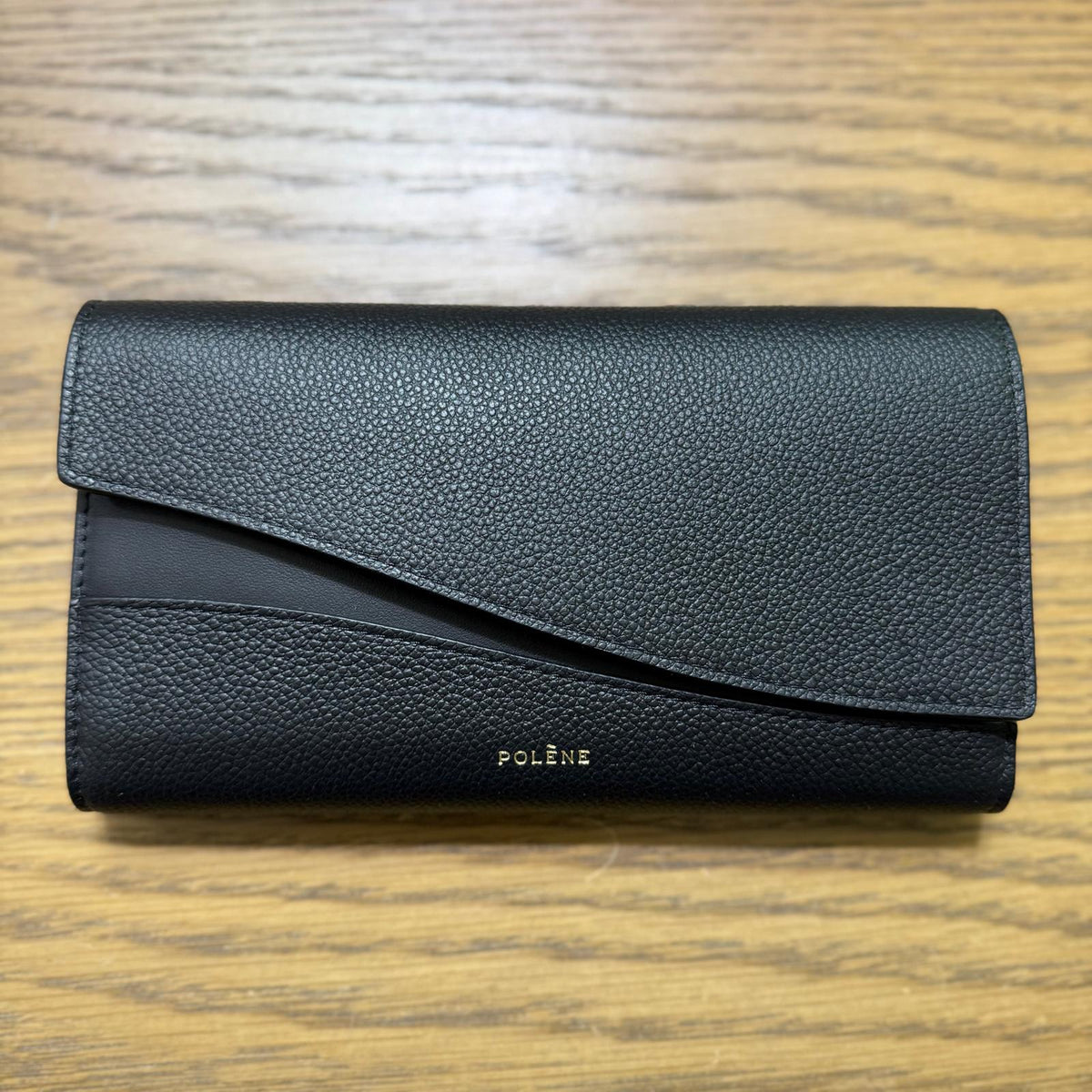 Polene Sierra Wallet Duo Black