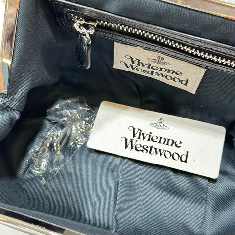 Vivenne Westwood Granny Frame Purse Bag Black