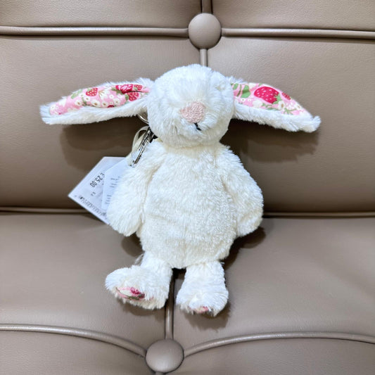 Jellycat Blossom Cream Bunny 'Berry' Bag Charm Large 大 兔 鎖匙扣