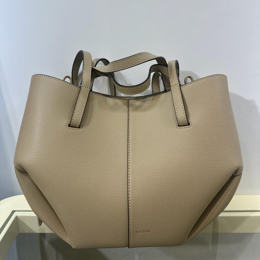 Polene Cyme Mini Grained Sand