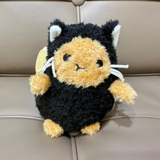 Noodoll Black Kitty Ricespud Mini Sitting Plush Toy 黑貓