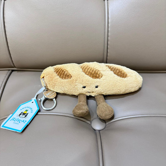 Jellycat Amuseables Baguette Bag Charm 法包 鎖匙扣