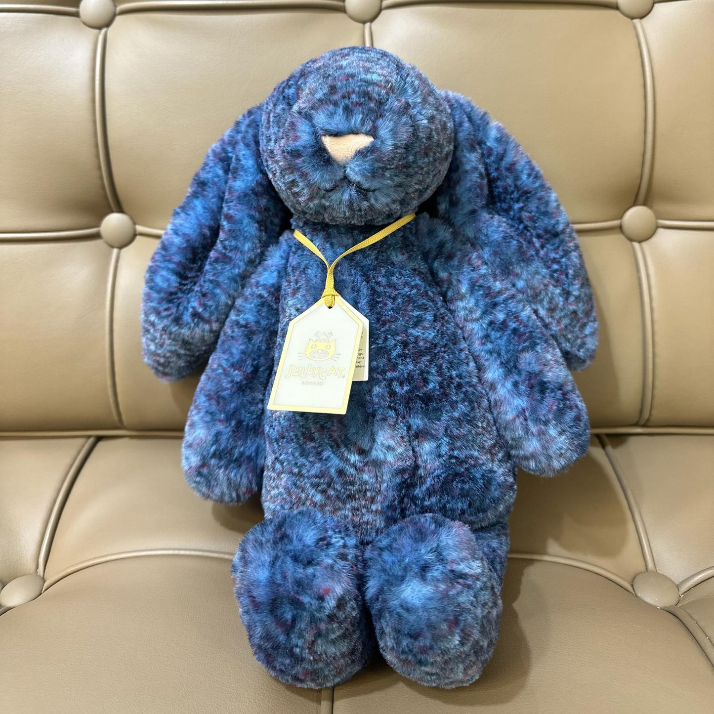 Jellycat Hopscone Luxe Bunny 深藍致臻兔
