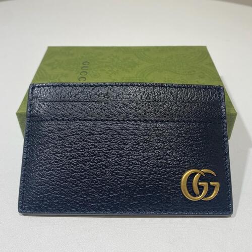 Gucci Mens GG Marmont Card Case Black