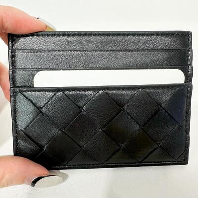 BV Mens Credit Cardcase Black 6 Slot