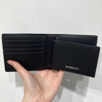 Burberry men's id wallet top