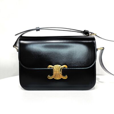 Celine Classique Triomphe Bag Black