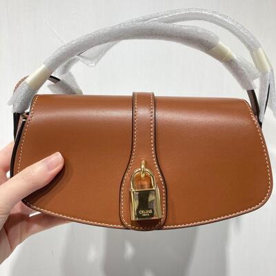 Celine Clutch On Strap Tan