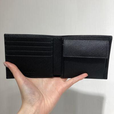 Celine Mens Wallet with Coin Canvas Tan