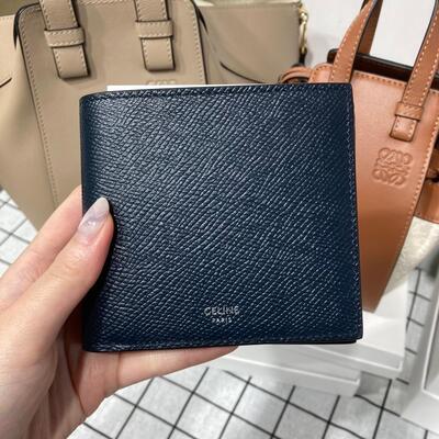 Celine Mens Wallet Navy