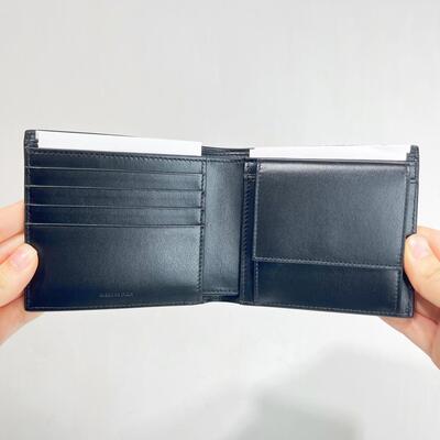 Celine Mens Wallet with Coin Black