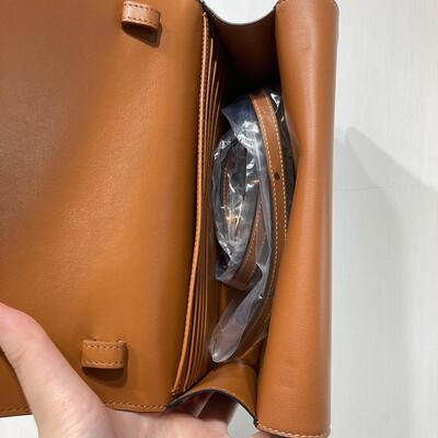 Celine Wallet On Strap Canvas Tan