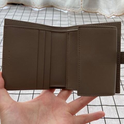 Celine Small Strap Wallet Pebble Mineral