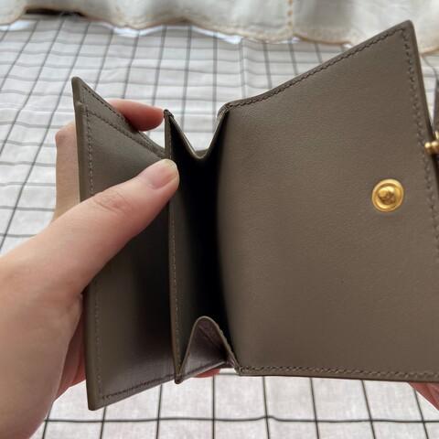 Celine Small Strap Wallet Pebble Mineral