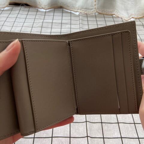 Celine Small Strap Wallet Pebble Mineral
