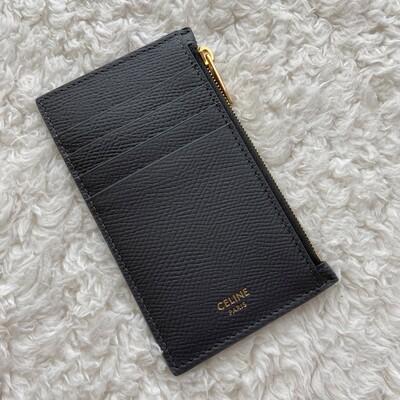 Celine Zipped Compact Cardholder Grey