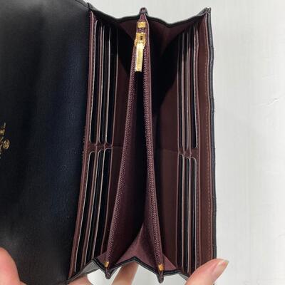 Chanel Classic Long Wallet Lamb Black Gold