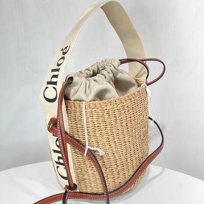 Chloe Small Woody Basket Brown