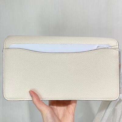 Coach Tabby 26 Ivory White