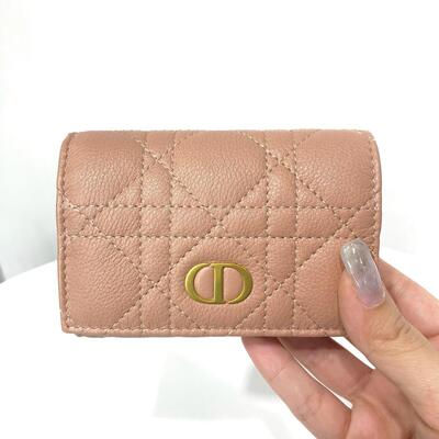 Dior Caro Glycine Wallet Rose