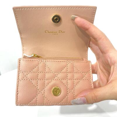 Dior Caro Glycine Wallet Rose