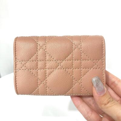 Dior Caro Glycine Wallet Rose