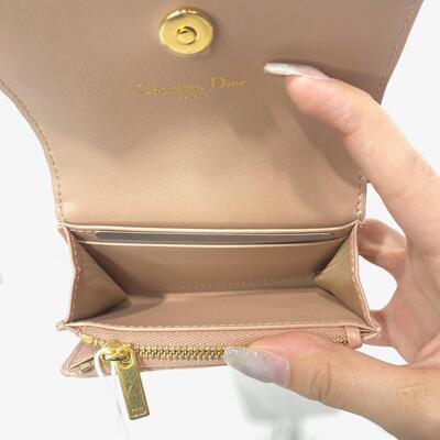 Dior Caro Glycine Wallet Rose