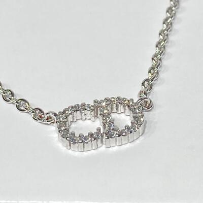Dior Clair D Lune Necklace Silver
