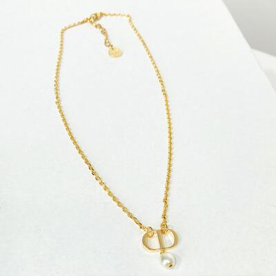 Dior Petit CD Necklace Gold