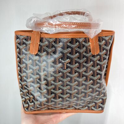 Goyard Anjou Mini Bag Black Tan