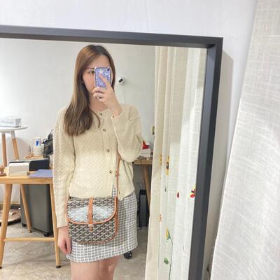 Goyard Belvedere PM Bag Black Tan