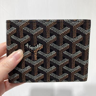 Goyard Mens Victoire Wallet Black Black