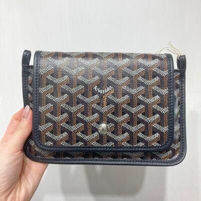 Goyard Plumet Pocket Wallet Black Black