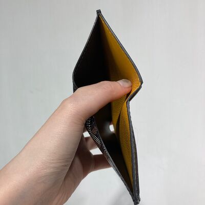 Goyard Saint-Pierre Card Wallet Black Black
