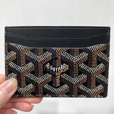 Goyard Saint-Sulpice Card Case Black Black