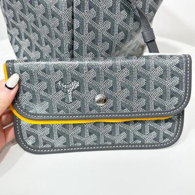 Goyard St Louis PM Tote Bag Grey