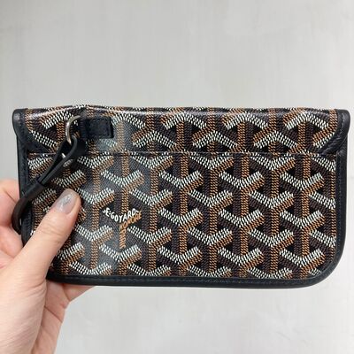 Goyard St Louis GM Tote Bag Black Black