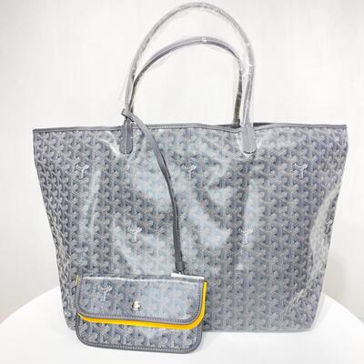 Goyard St Louis GM Tote Bag Grey