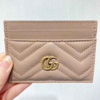 Gucci GG Marmont Cardcase Dusty Pink