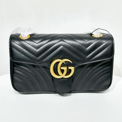 Gucci GG Marmont Small Flap Bag Black