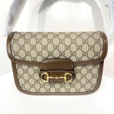 Gucci Horsebit 1955 Shoulder Bag Brown