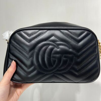 Gucci GG Marmont Camera Bag Small Black