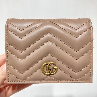 Gucci GG Marmont Wallet W Dusty Pink