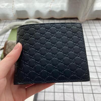 Gucci Mens Wallet Navy 6cc