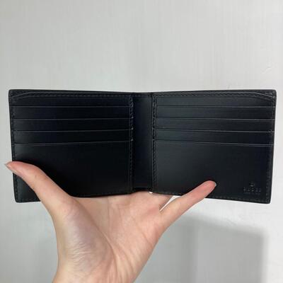 Gucci Mens Supreme Wallet Navy